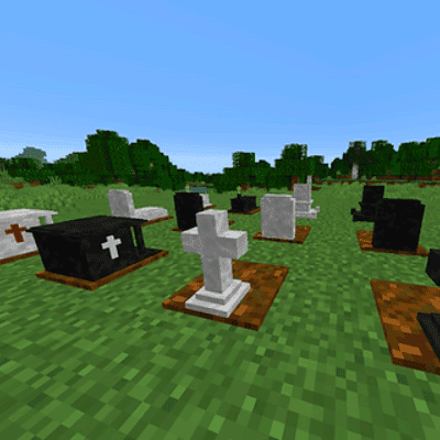 Corail Tombstone mod de tumba para Minecraft Java