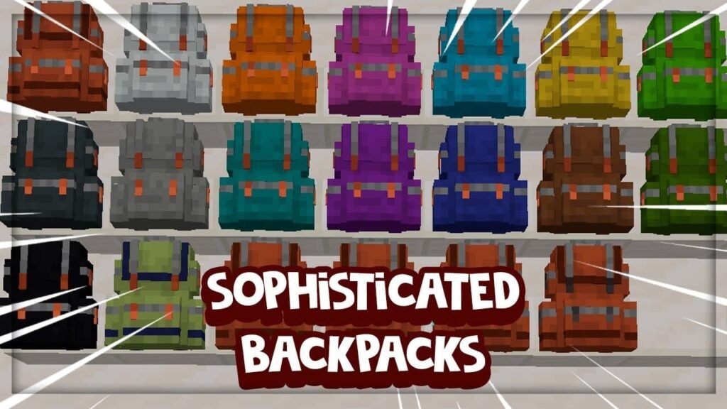 Mod de mochilas para minecraft: sophisticated backpacks