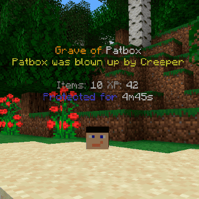 Universal Graves Mod para Minecraft Java